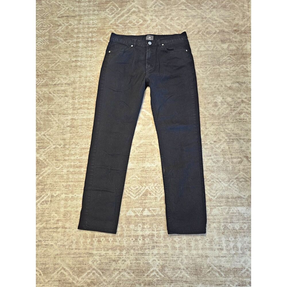 H&M Slim Fit Black Denim Jeans Men's 32/32